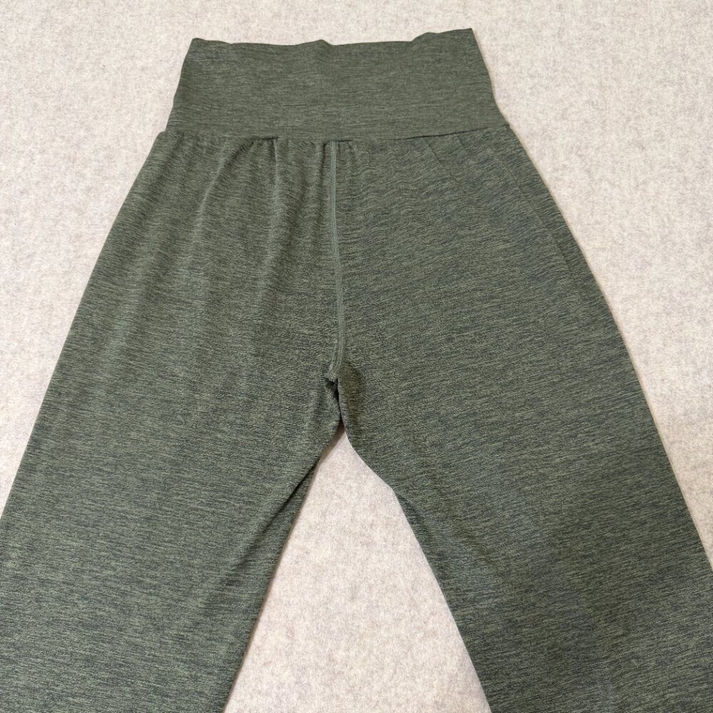 Aerie High Rise Jogger Leggings Green Athletic Lounge Pants Small - Picture 3 of 10